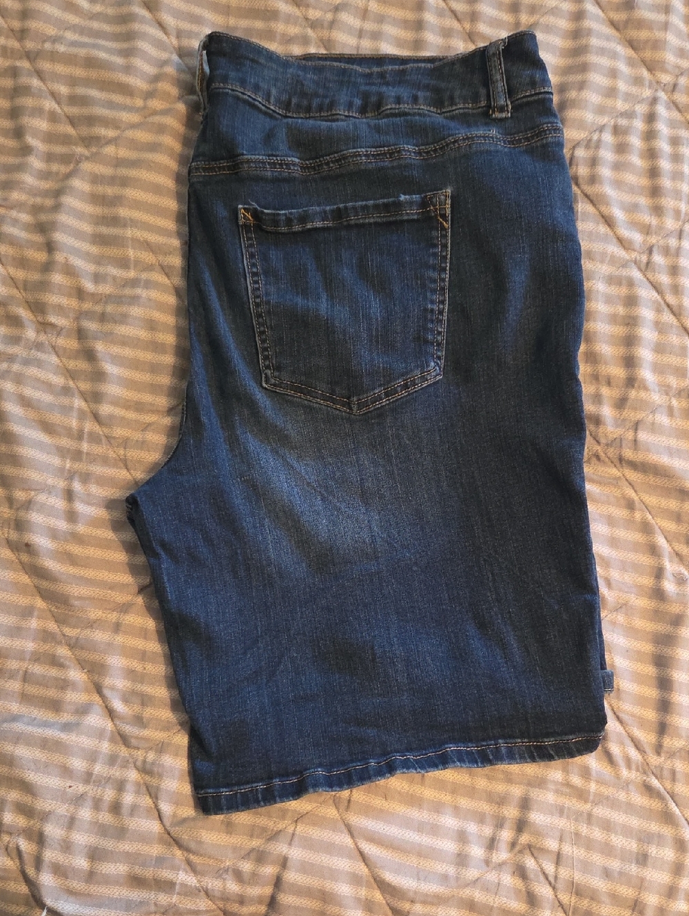 Maurices Classic Dark Blue Denim Shorts Sz 20W